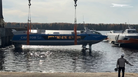 ЦКБ по СПК им. Алексеева спустило на воду пятый «Валдай» для Саратовской области