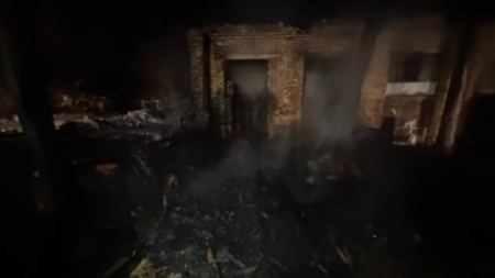 пожар в доме