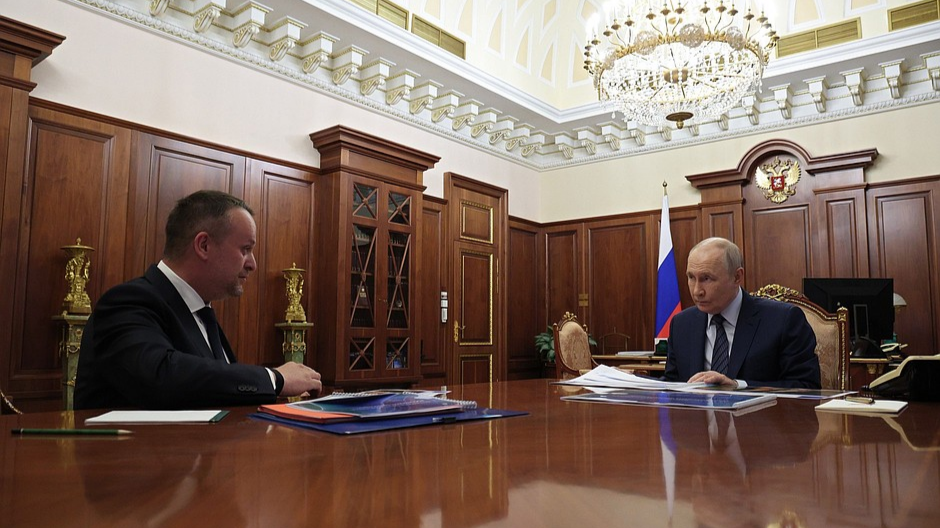 Андрей Никитин и Владимир Путин