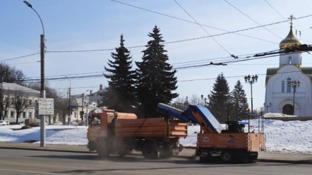 уборка смёта и пыли