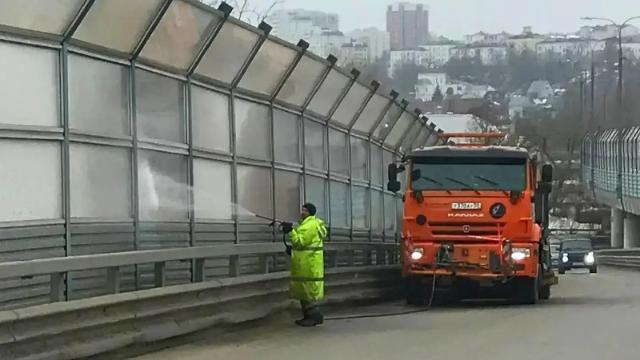 мойка шумозащитных экранов