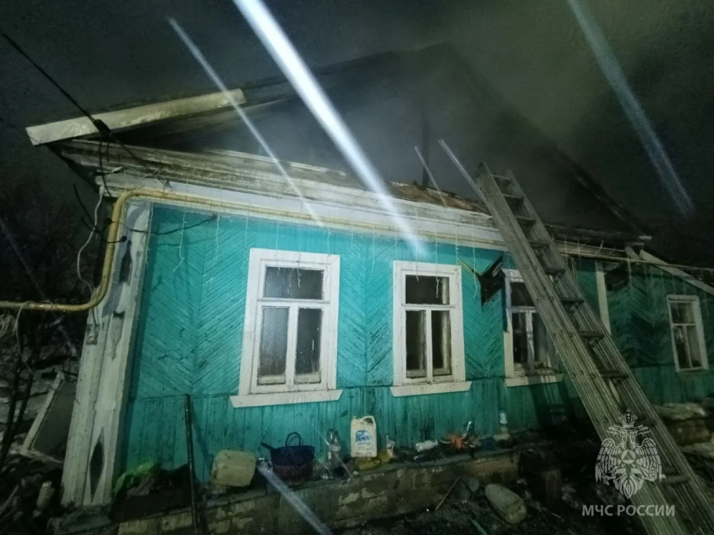 Пожар в Новом Доскино унес жизни двух человек 