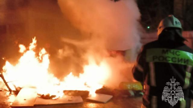 пожар в доме