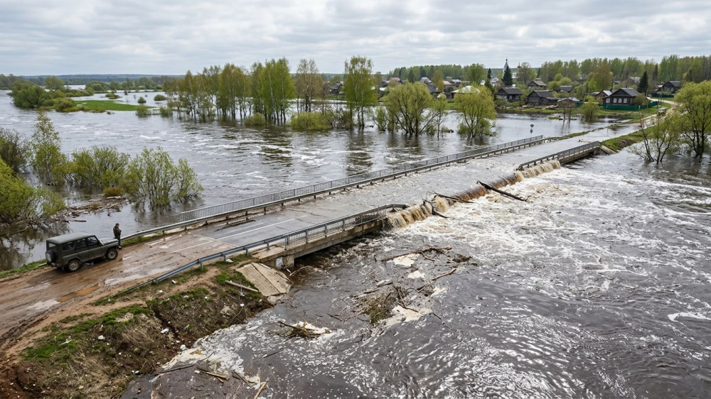 Паводок затопил три моста в Нижегородской области