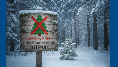 вырубка елей