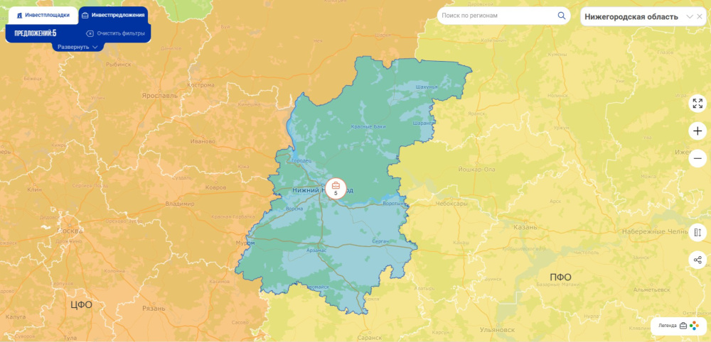 Инвестиционная карта России