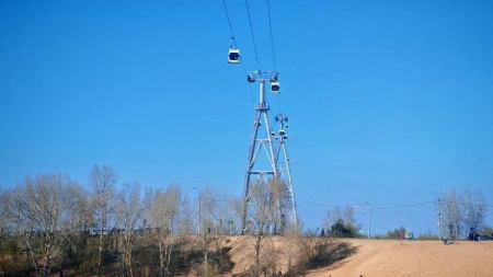 В Нижнем Новгороде ввели режим повышенной готовности из-за оползня у канатной дороги