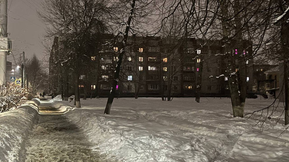 Улица зимой