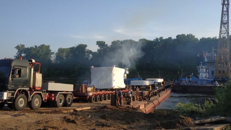 «Дробмаш» транспортирует газостат