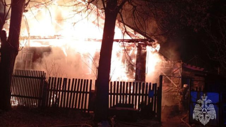 пожар в Заволжске