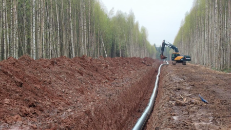 Прокладка газопровода