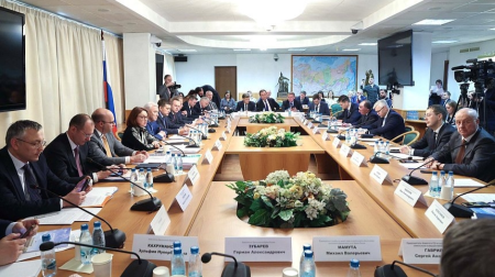 Эльвира Набиуллина на совместном заседании профильных комитетов Госдумы