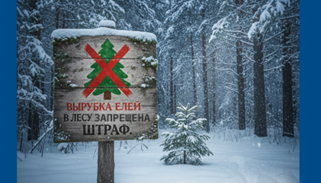 вырубка елей