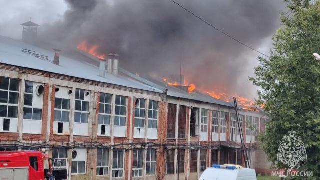 пожар в Каменке