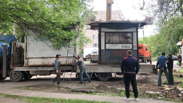 демонтаж НТО