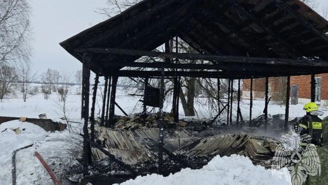 пожар в деревне