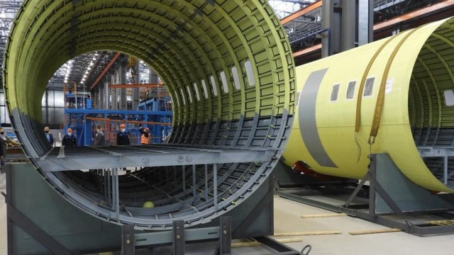 Авиазавод «Сокол» изготовил очередную партию отсеков фюзеляжа Ил-114-300