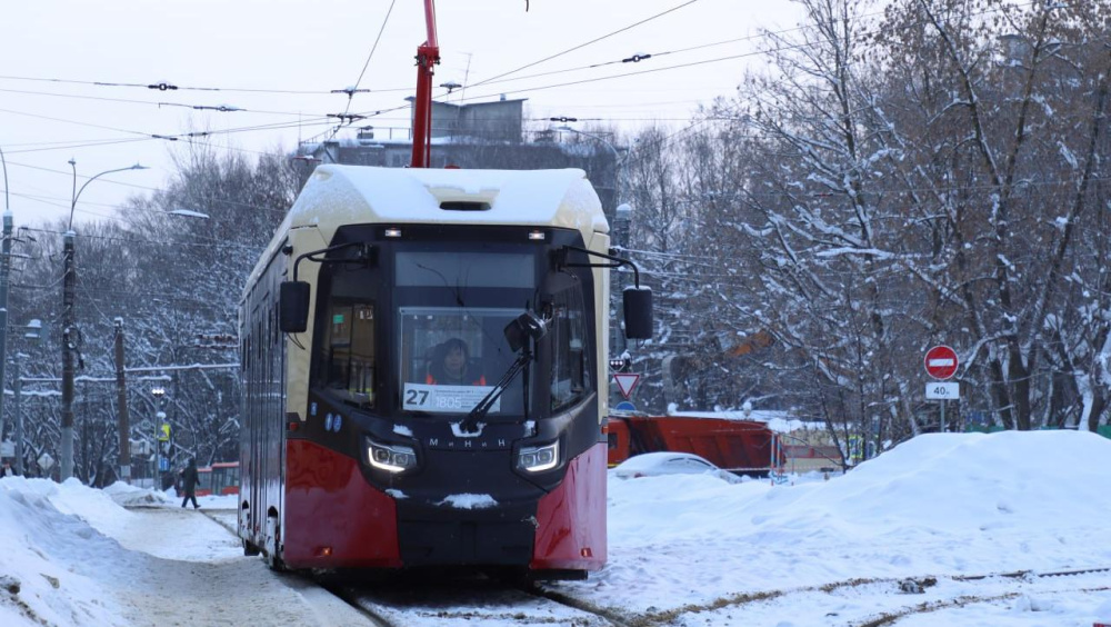 В Нижнем Новгороде с 1 февраля начнут реконструкцию трамвайного кольца в Лапшихе