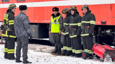 пожарный поезд