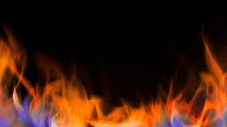 крупный пожар