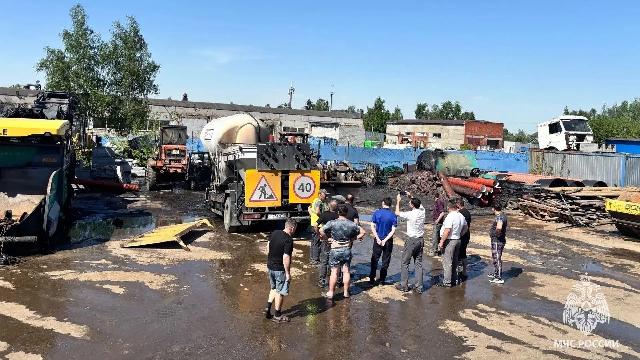 пожар в Кстове