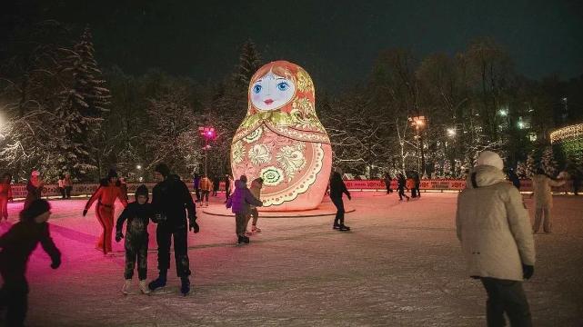 каток в парке