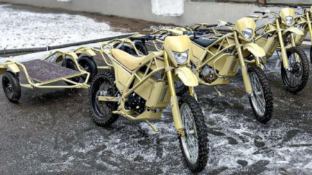 Калашников вывел на рынок военный мотоцикл Иж-Эндуро с прицепом 