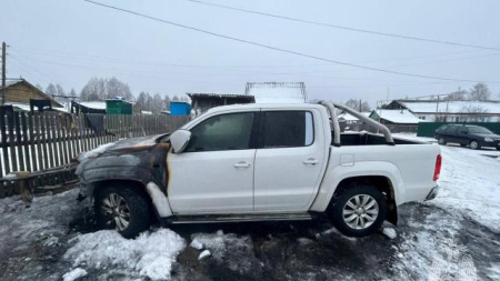 пожар в авто