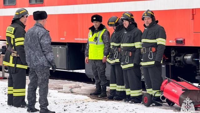 пожарный поезд