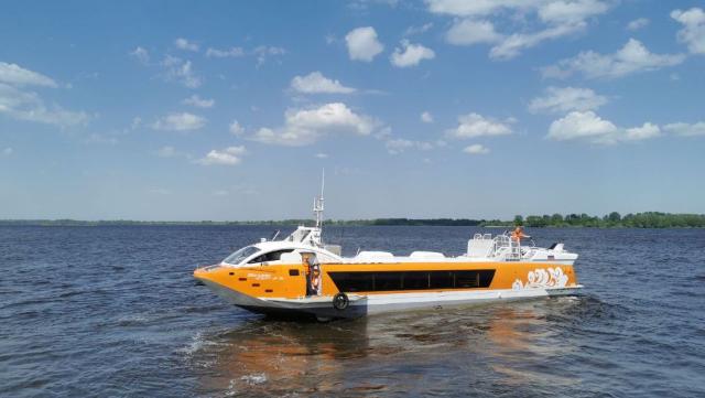 Почти 300 тыс. пассажиров перевезли нижегородские суда на подводных крыльях в 2024 году