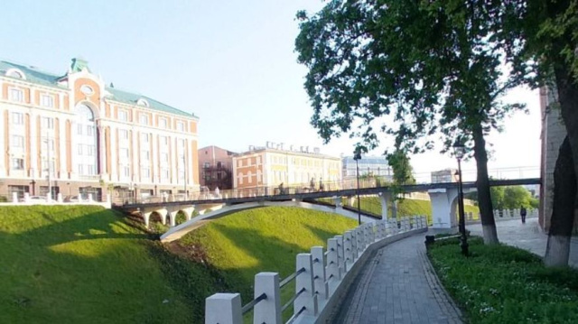 Мост через Зеленский съезд в Нижнем Новгороде