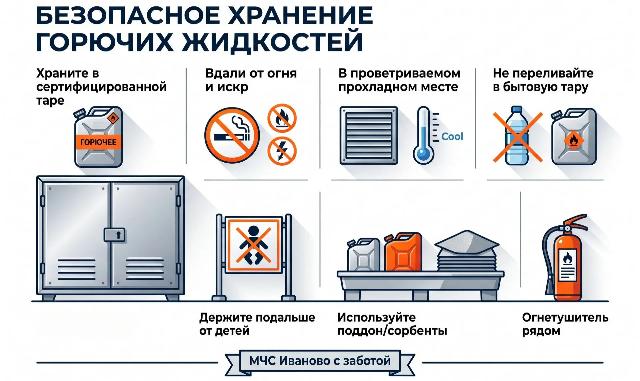 хранение горючих жидкостей