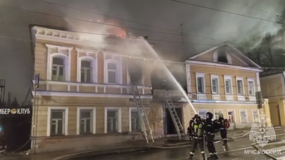 Пожар в доме на ул. Ильинская