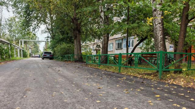 благоустроенный двор