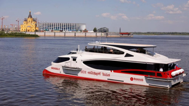 «ВодоходЪ» доставит В Нижний Новгород электрокатамаран «ЭкоходЪ 3» 