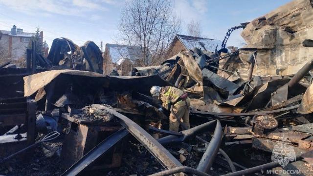 пожар в Нижнем Новгороде