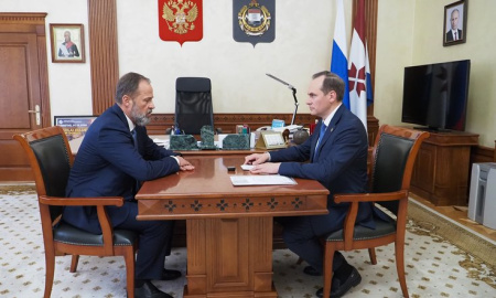 Полпред президента в ПФО Игорь Комаров и глава Мордовии Артём Здунов