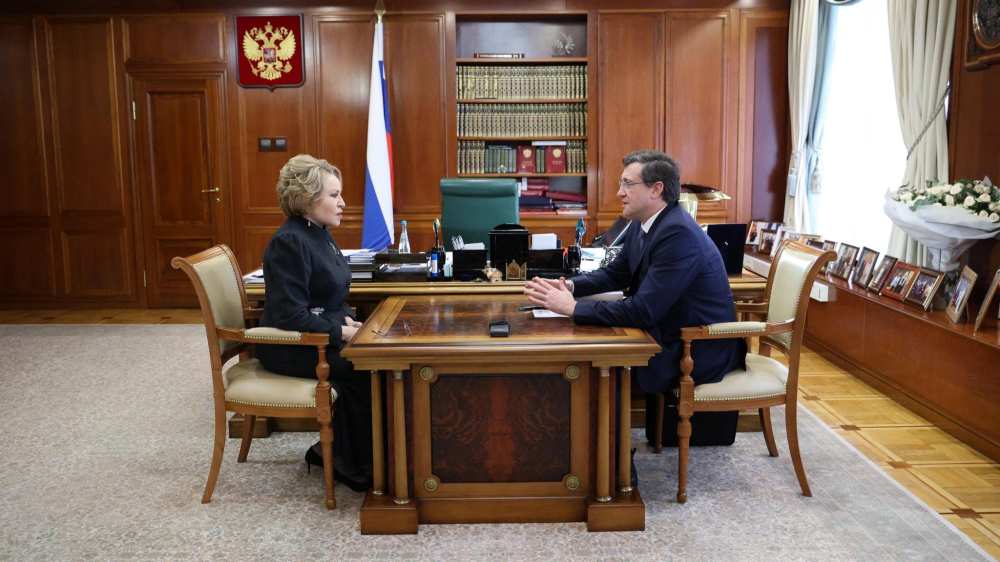 Глеб Никитин встретился с Валентиной Матвиенко