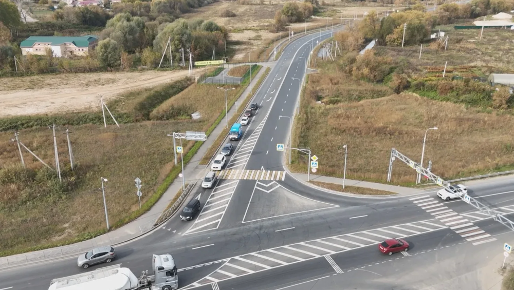 Готовность второго этапа реконструкции подъезда к Анкудиновке достигла 40%