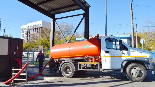 станция приема ЖБО