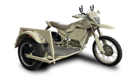 «Калашников» представил электрический мотоцикл Иж-Эндуро с коляской для силовиков и спасателей