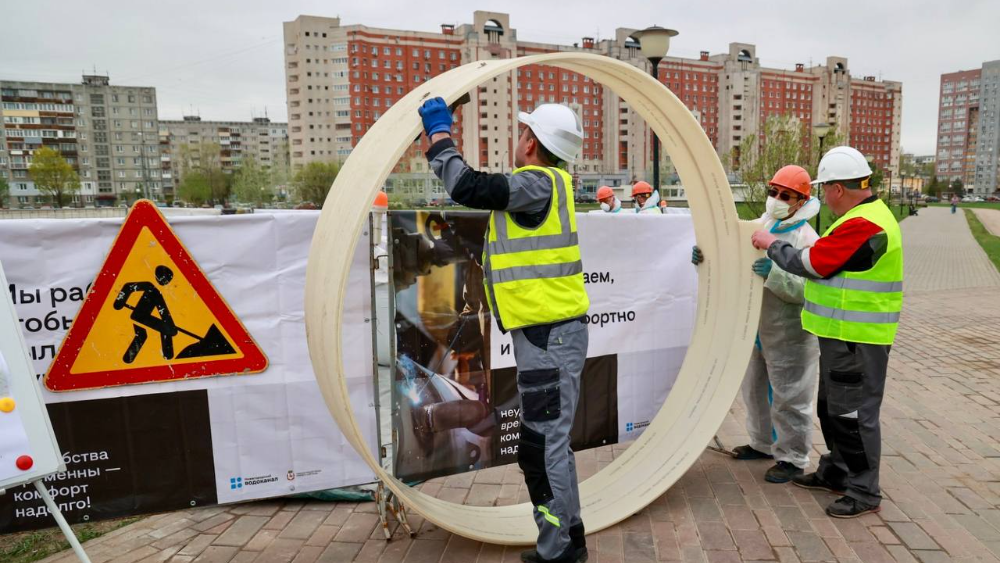 канализационный коллектор на Мещерском бульваре