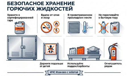 хранение горючих жидкостей