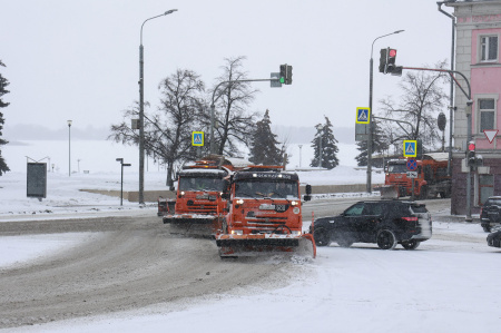Уборка снега в Нижнем Новгороде