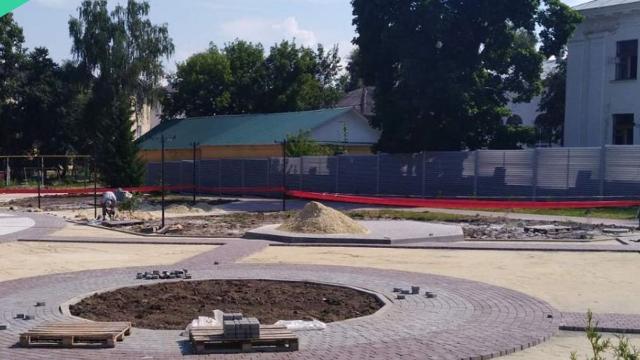 сквер в Никольске