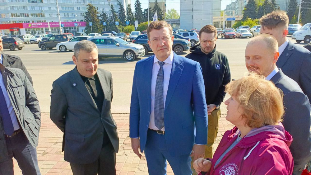 Нижегородский губернатор Никитин посещает Курскую область