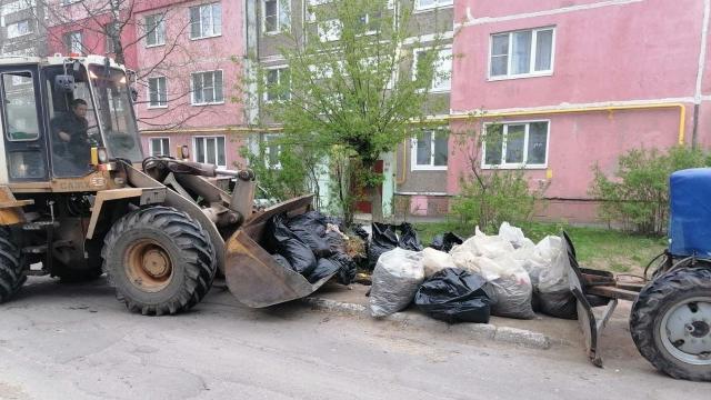 уборка мусора
