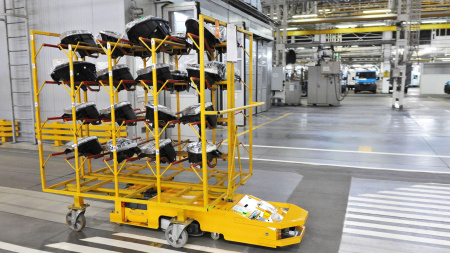 ГАЗ запустил более 50 беспилотных маршрутов для доставки компонентов на конвейер