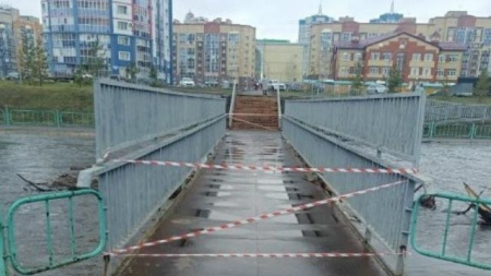 затопленный мост