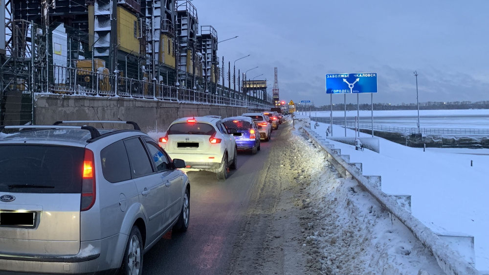 Автодорожный мост у Нижегородской ГЭС